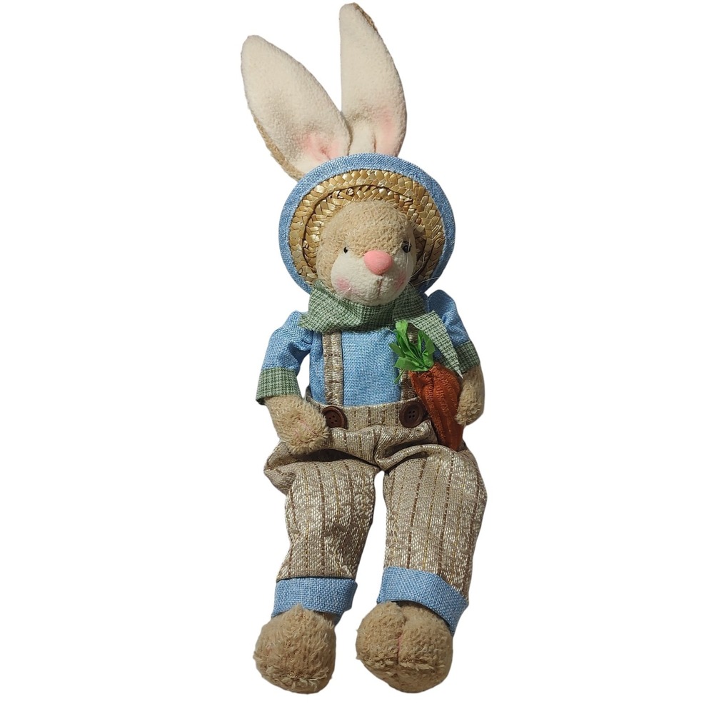 Burton and Burton Plush‎ Easter Bunny Clothing Carrot Hat Sitting Seventeen Inch